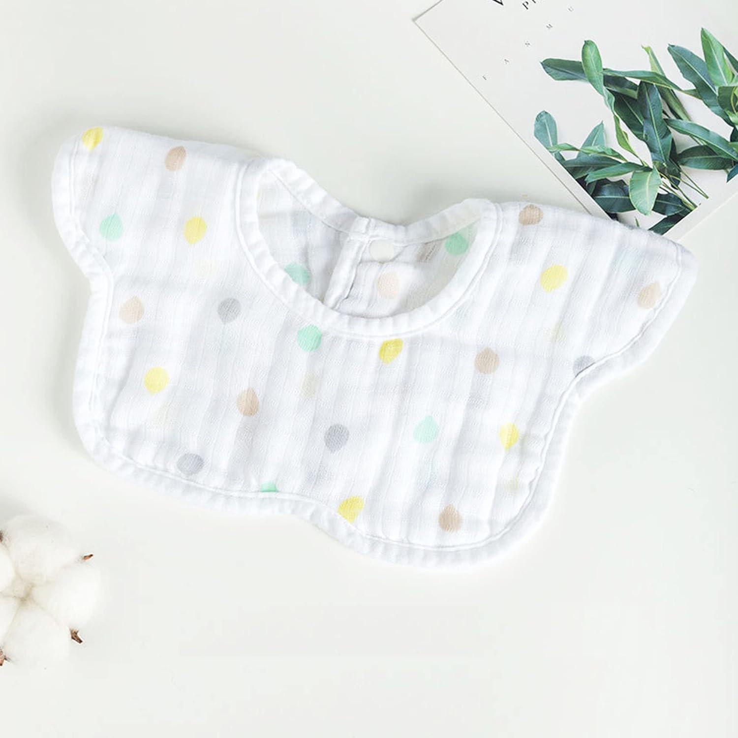 Baby Waterproof Bibs with Food Scraps Catcher Pocket Soft Adjustable Snaps Feeding Bibs For Infants Toddlers Boys and Girls - Image 4